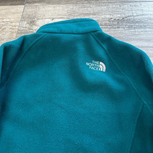 The North Face Teal Women M Polar Fleece Gorpcore Mock Collar Outdoor Jacket - Picture 10 of 10